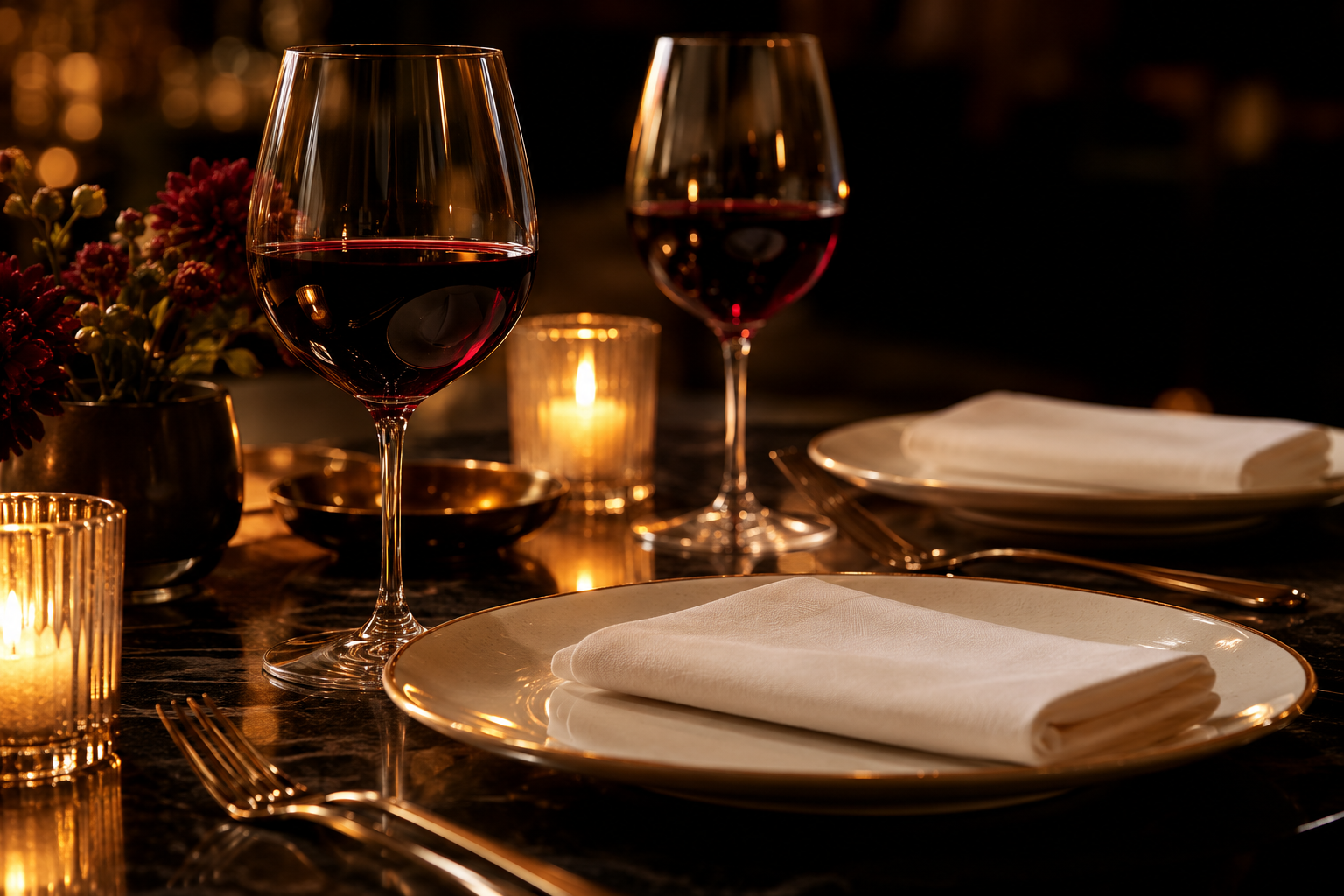 Einladend gedeckter Tisch